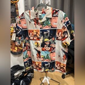 Naruto Shippuden Button Up